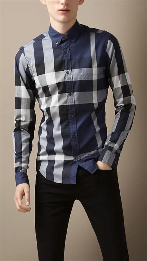 burberry mens shirt outlet|burberry men's plaid shirt.